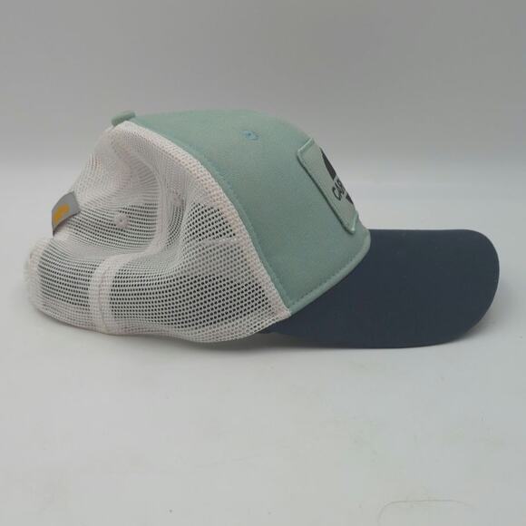 Carhartt Force Logo Mesh Trucker Hat Cap Snapback Mesh Back Green White OSFA - Picture 4 of 6